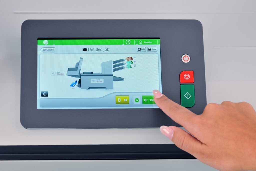 Ensobradora Neopost DS-75i - Display
