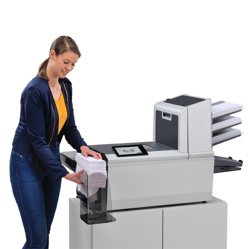 La Ensobradora Quadient DS 77IQ trabaja con sobres de diferentes medidas