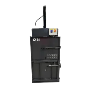 Prensa vertical compactadora de cartón para uso empresarial e industrial