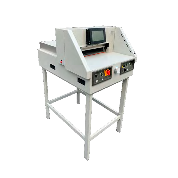 Precisión y Tecnología para cortar Grandes Volúmenes de papel. Guillotina para grandes volúmenes