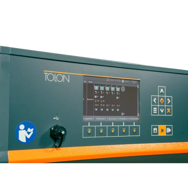 Panell de control programable de la rentadora industrial Tolon TWE